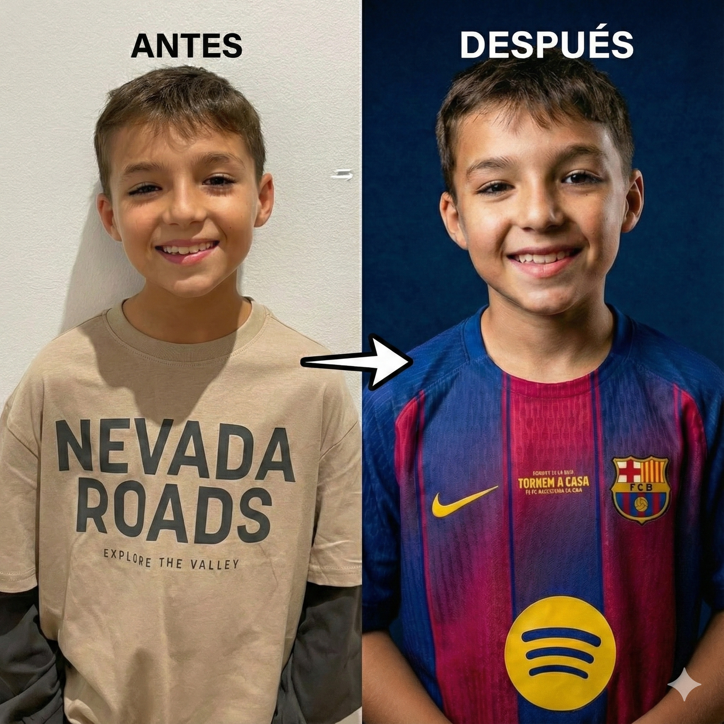 Añadir camiseta de su equipo