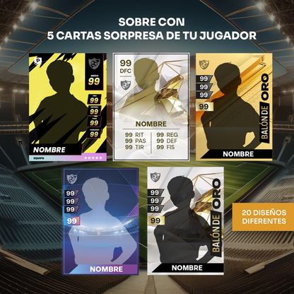 Sobre Con 5 Cartas Sorpresa